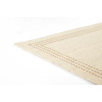 2'3"x8' Oliver Striped Border Handloomed Runner Rug Natural