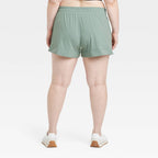 Medium Women's Woven Mid-Rise Shorts 4" - All In Motion