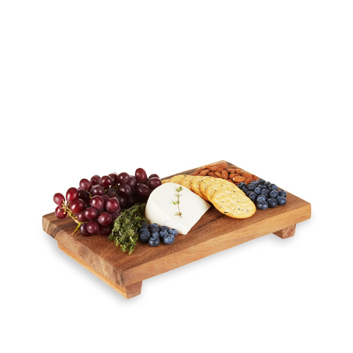 Twine Footed Wood Serving Board Decorative Tray Decor