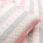 Lush Decor Sara Lily Reversibl Pink FullQueen