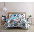 VCNY Home Eiffel Reversible 3-Pc. King Q Blue King