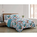 VCNY Home Eiffel Reversible 3-Pc. King Q Blue King
