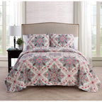 VCNY Home Wyndham 3-Pc. King Medallion Q Multi King