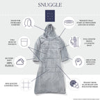 Ella Jayne Ella Jayne Wearable Weighted S Gray 10lb Weighted Throw