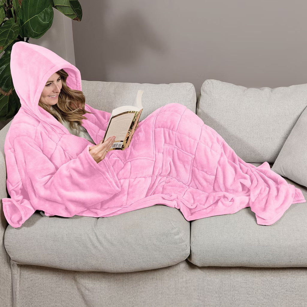 Ella Jayne Wearable Weighted S Pink 10lb Weighted Throw