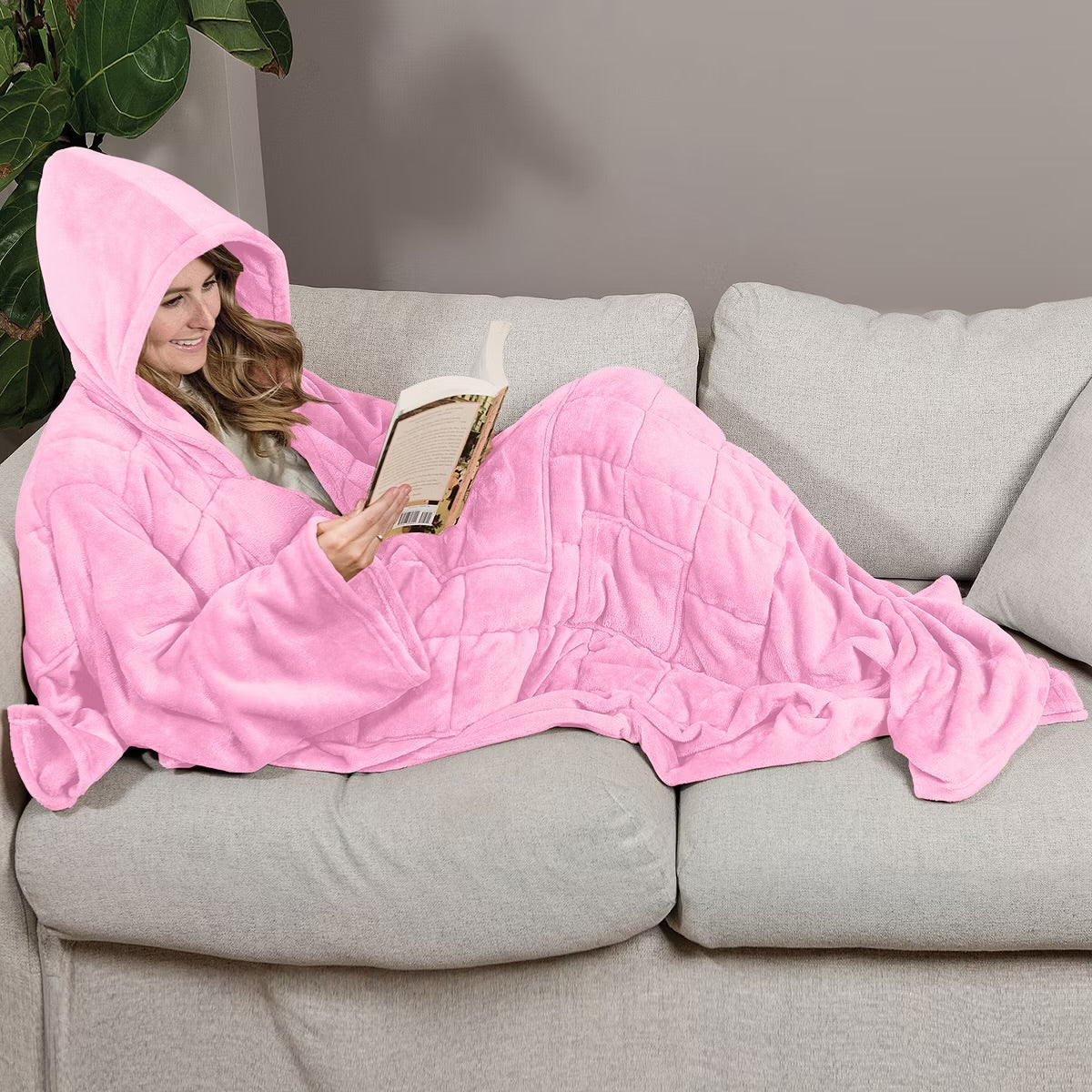 Ella Jayne Wearable Weighted S Pink 10lb Weighted Throw