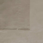 London Fog Garment Wash Solid Khaki Twin Sheet Set