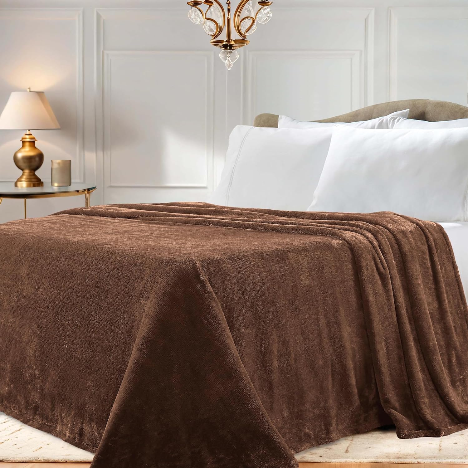 Superior Wrinkle Resistant Plu Chocolate King