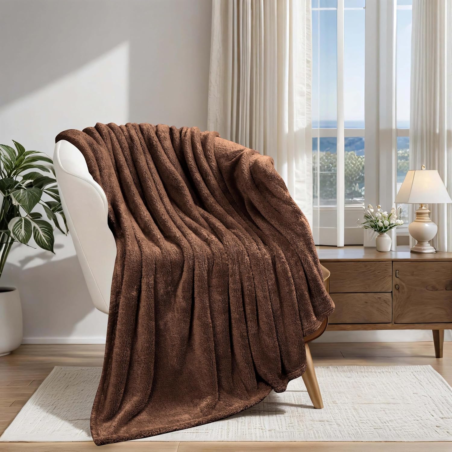 Superior Wrinkle Resistant Plu Chocolate King