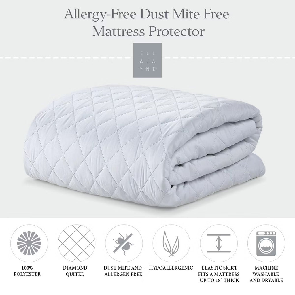 Ella Jayne Allergy-Free Dust M White Twin