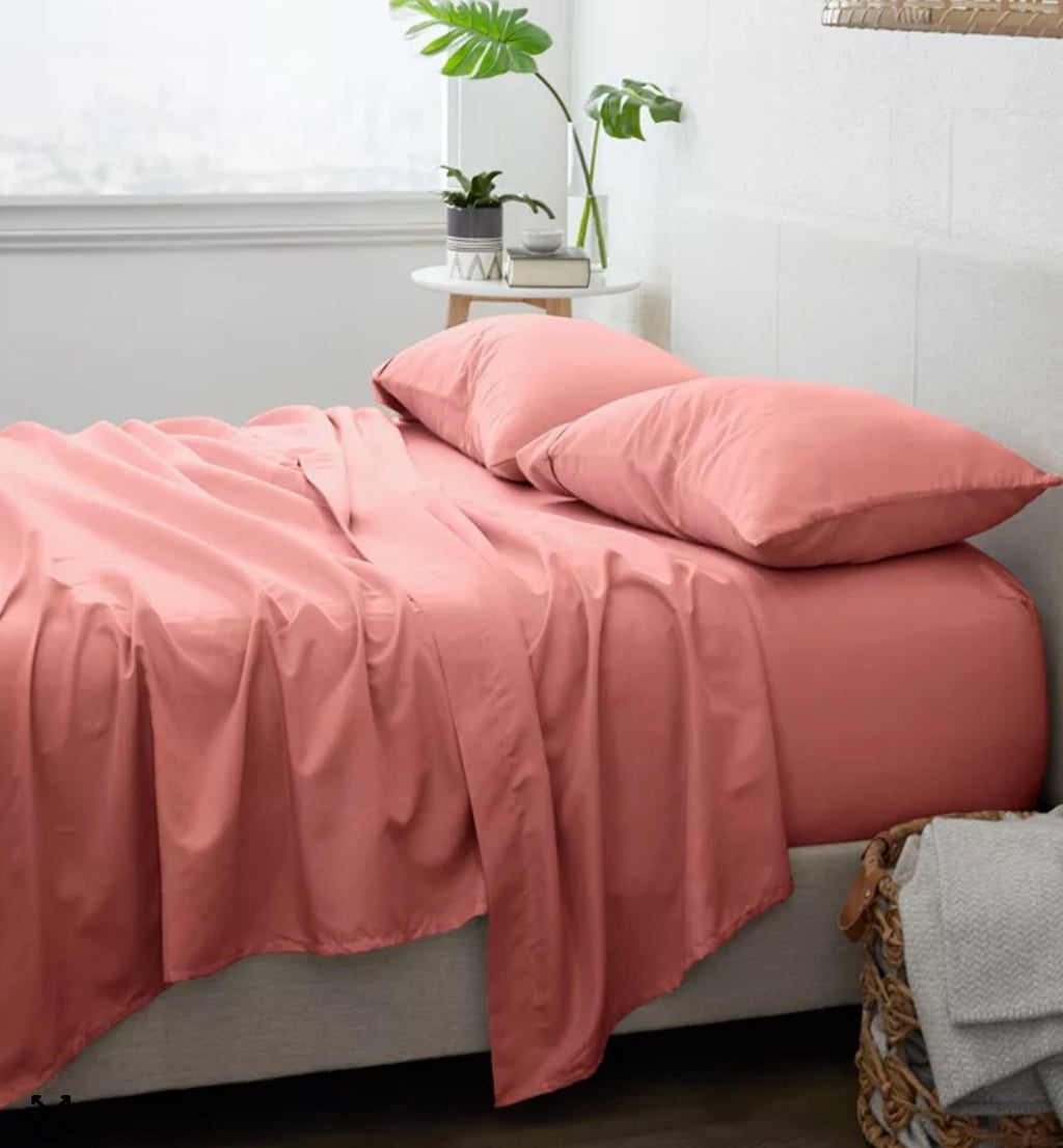 ienjoy Home Style Simplified by The Home C Clay Twin XL Sheet Set