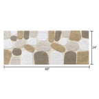 Chesapeake Pebbles Plush Bath Camel Bath Runner