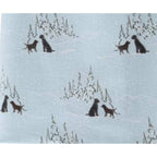 Eddie Bauer Printed Cotton Fla Dog Friends Blue King Sheet Set