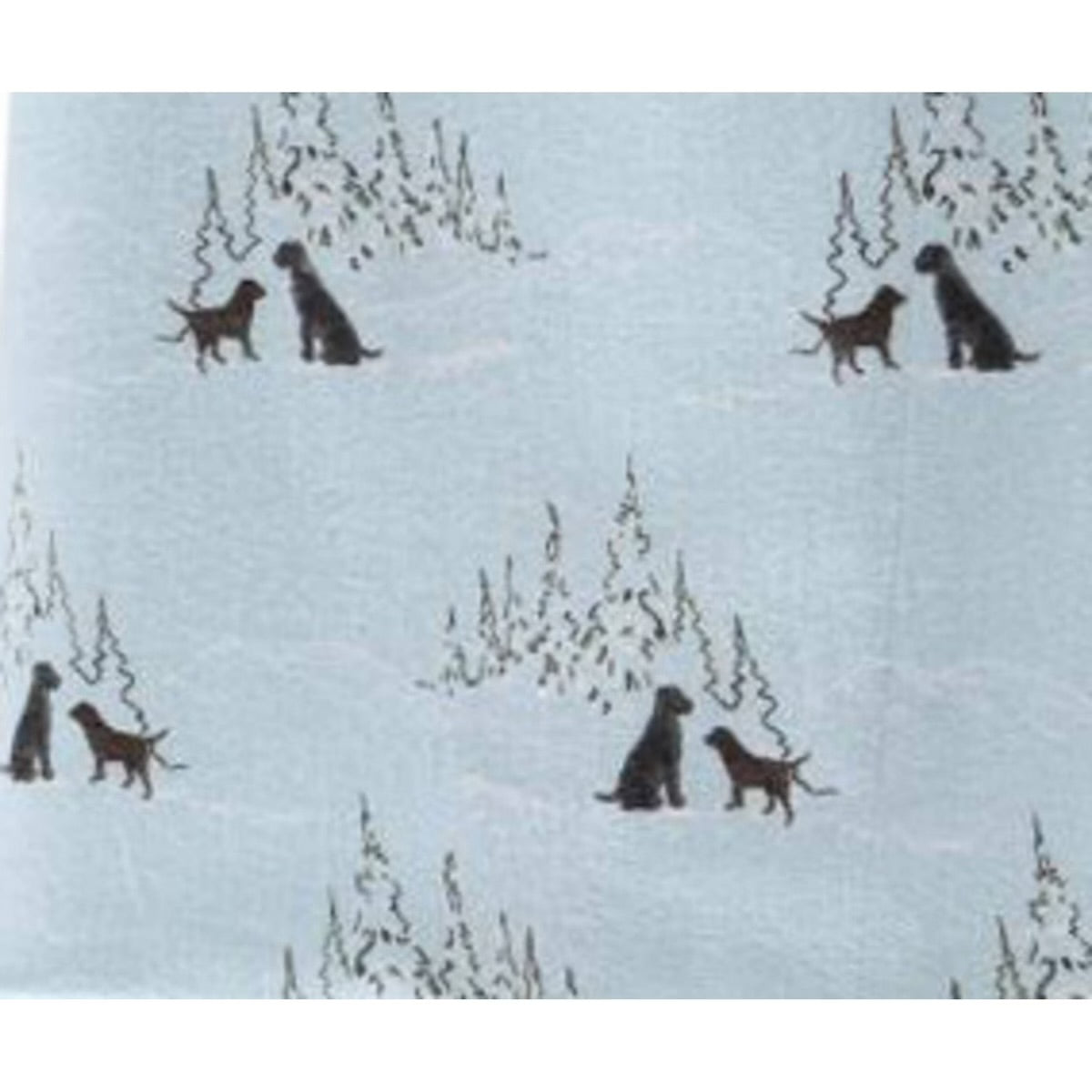 Eddie Bauer Printed Cotton Fla Dog Friends Blue King Sheet Set