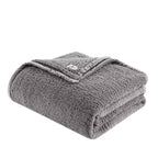 Woolrich Burlington Twin Berber Blanket Grey Twin