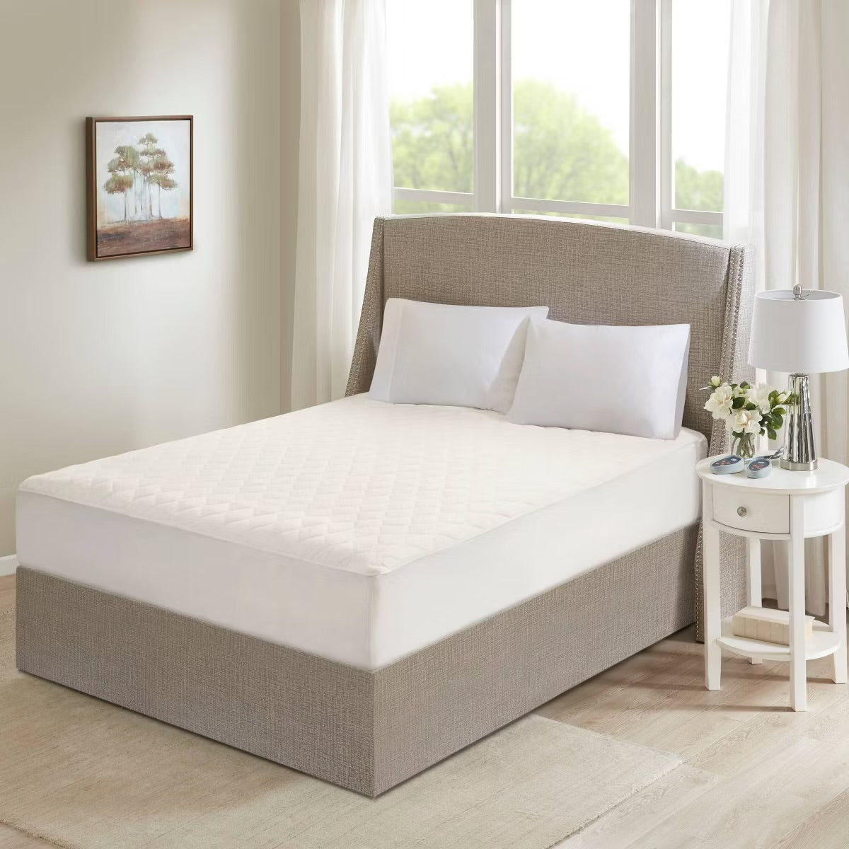 Beautyrest 100 Cotton Deep Po White King