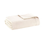 Madison Park Egyptian Cotton King Blanket Ivory King