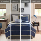 Intelligent Design Mi Zone Ashton TwinTwin XL 3 Navy TwinTwin XL