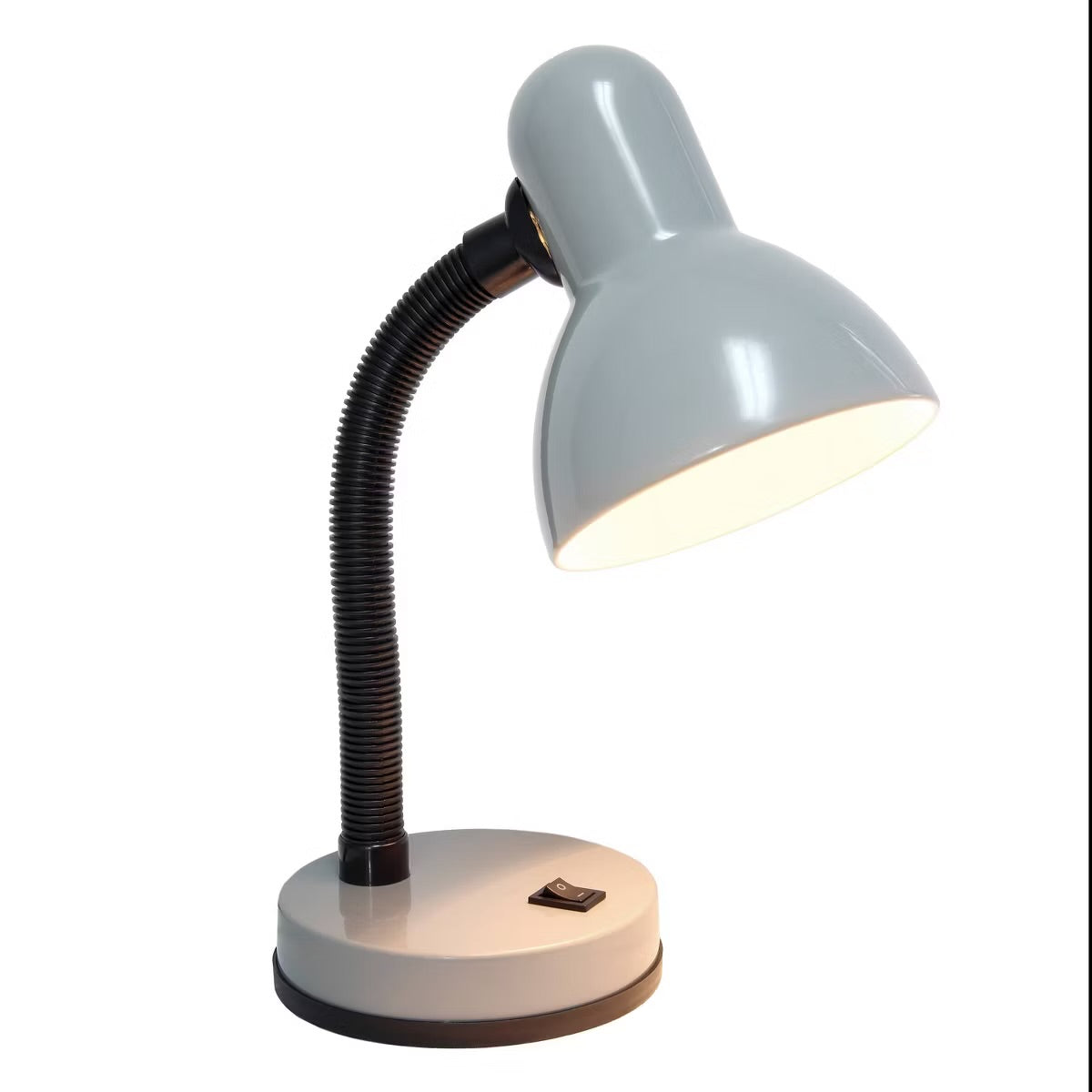 Basic Metal Desk Lamp with Flexible Hose Neck