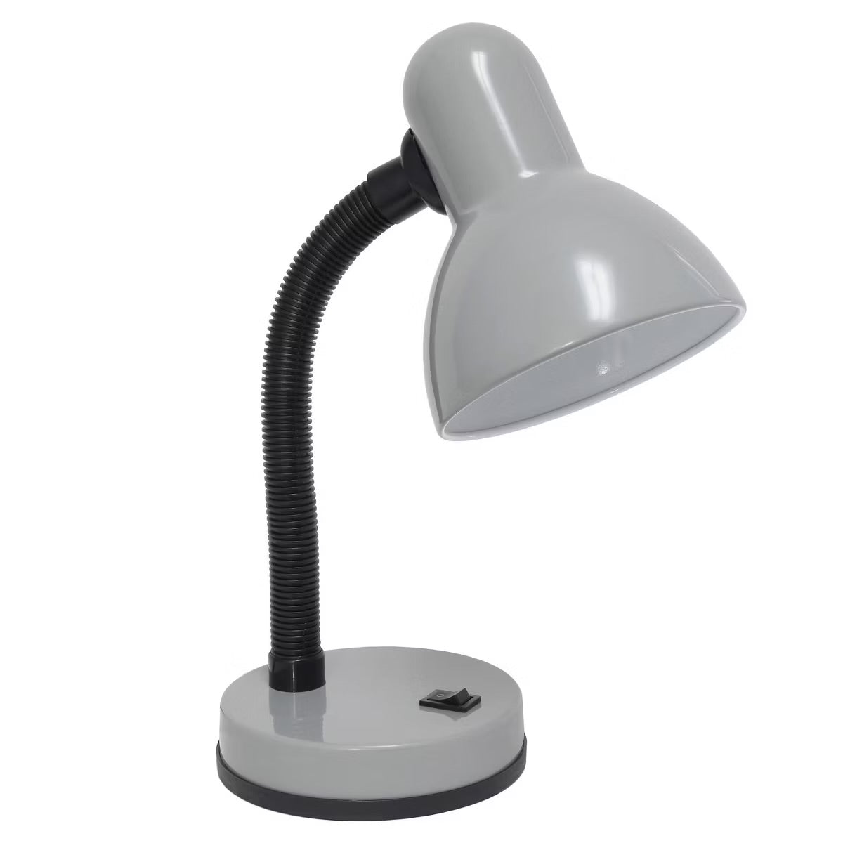 Basic Metal Desk Lamp with Flexible Hose Neck
