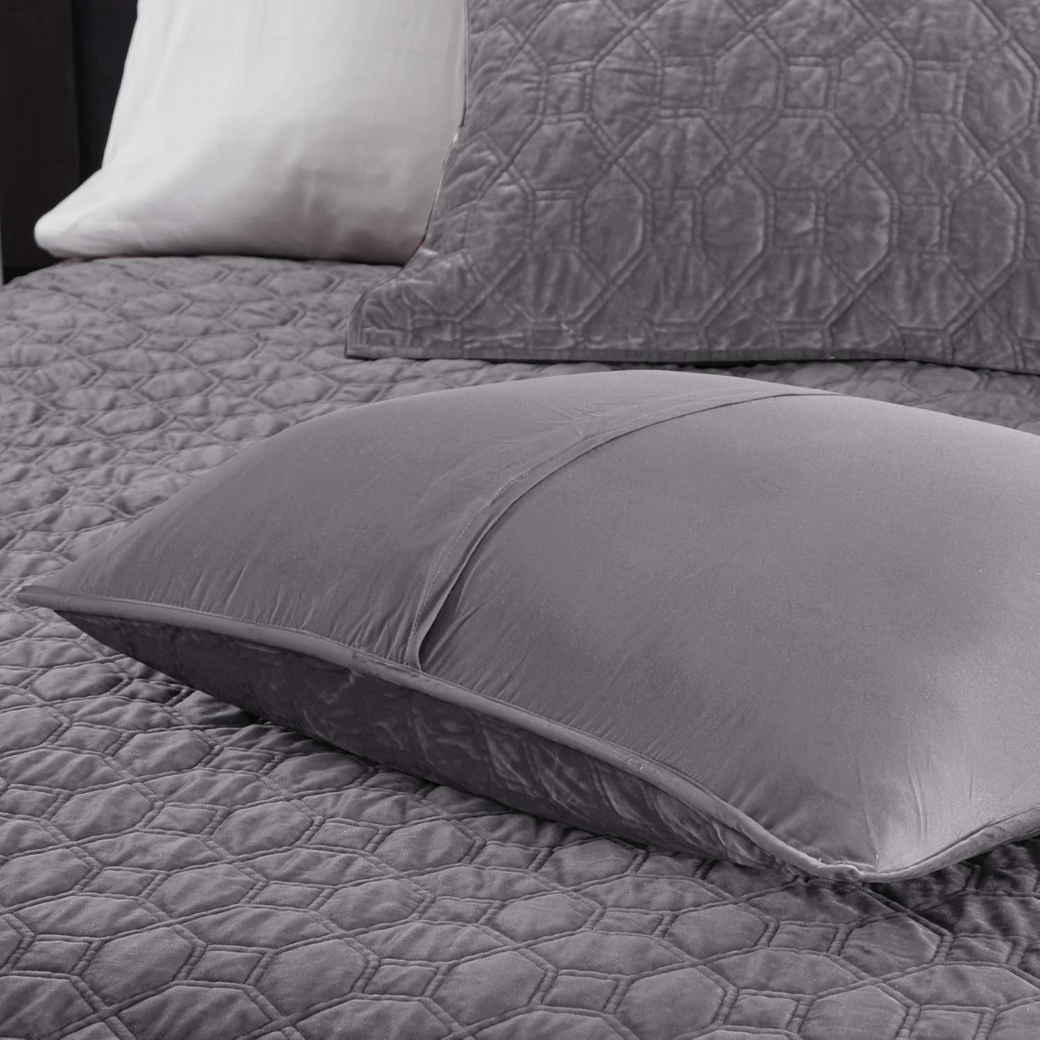 Madison Park Parker 3-Pc. FullQueen Comfor Grey FullQueen