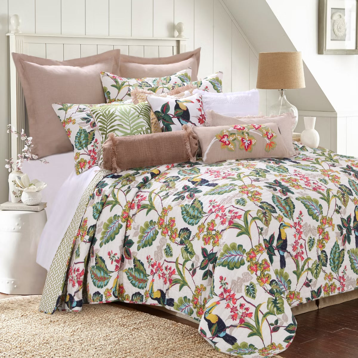 Levtex Linen Fringe Decorative Natural 12 x 24 Decorative Pillow