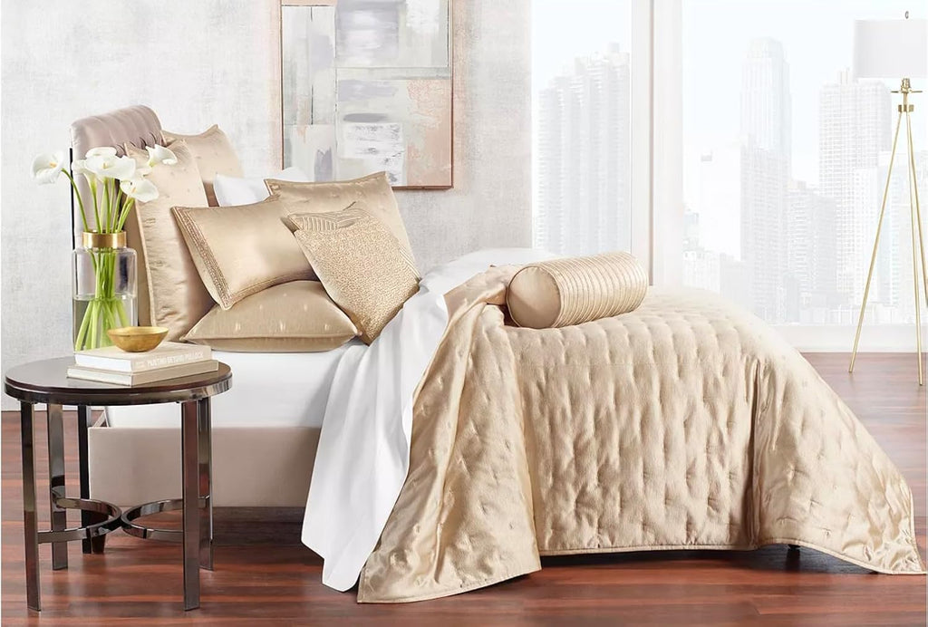 Hotel Collection Glint 3-Pc. King Coverlet Set, Gold King Coverlet Set