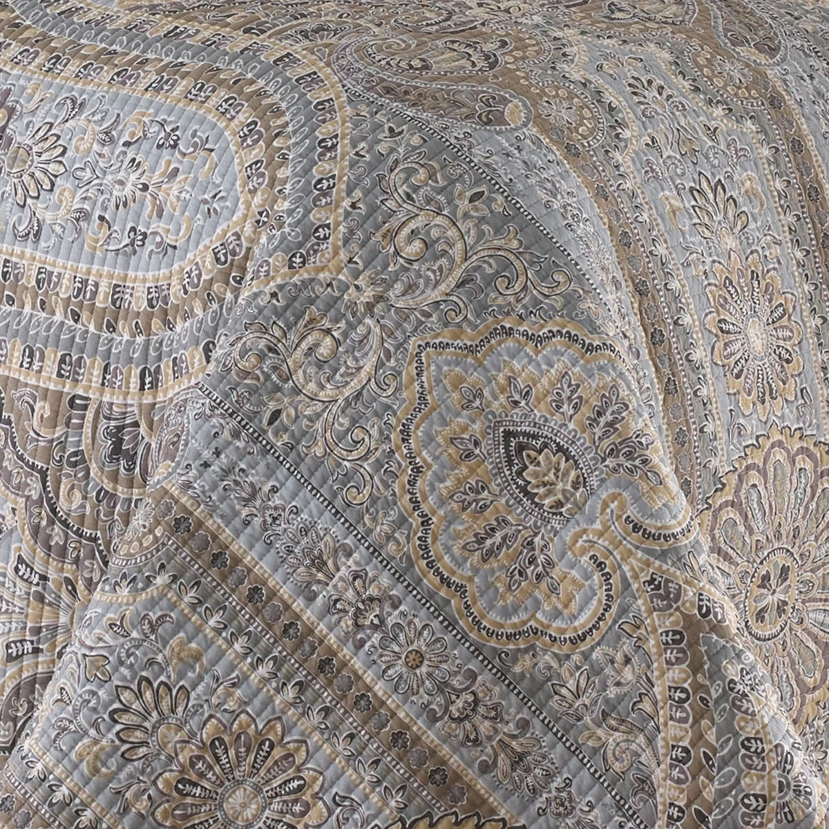 Levtex Casablanca 3-Pc. Quilt Grey King