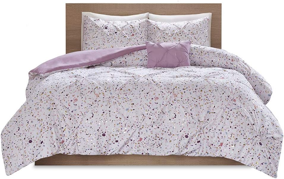 Intelligent Design Abby TwinTwin XL 4 Piece Meta Plum TwinTwin XL