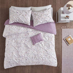 Intelligent Design Abby TwinTwin XL 4 Piece Meta Plum TwinTwin XL