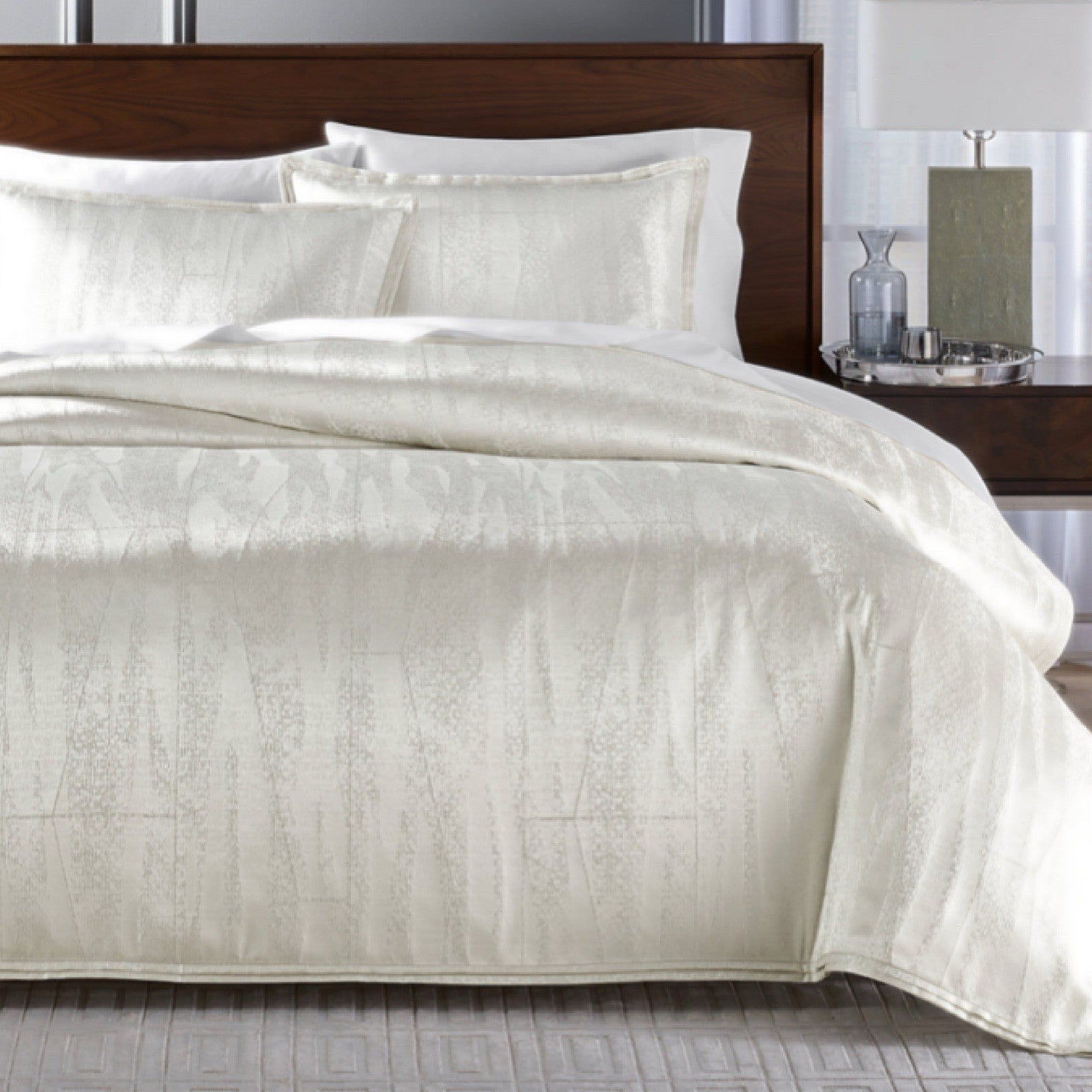 Hotel Collection Fractured Geo Comforter Set, K White King