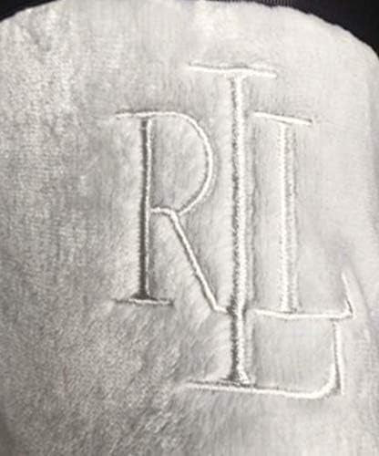 Lauren Ralph Lauren Classic Cotton Blanket, King Charcoal Grey King