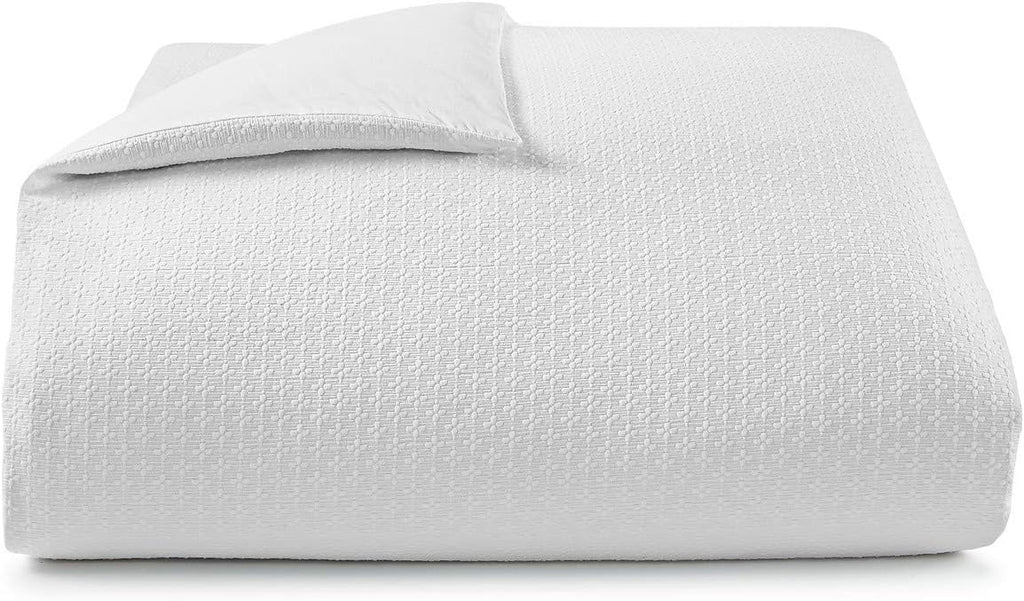 Charter Club Diamond Dot Cotton 3-Pc. King White King