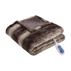 Beautyrest Zuri Reversible Oversized 50 Chocolate Throw