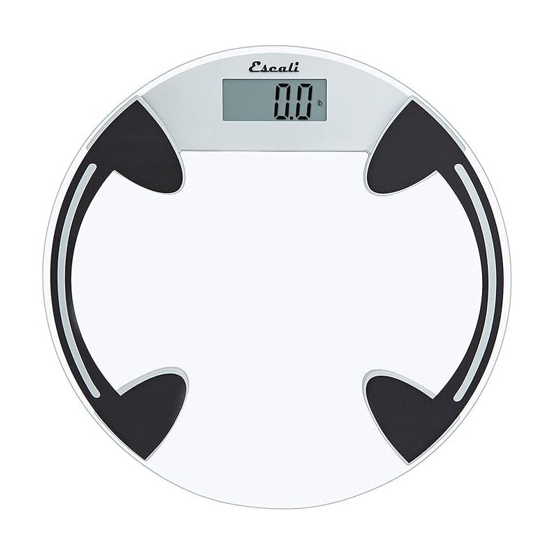 Escali Glass Precision Bathroom Scale Clear/Round