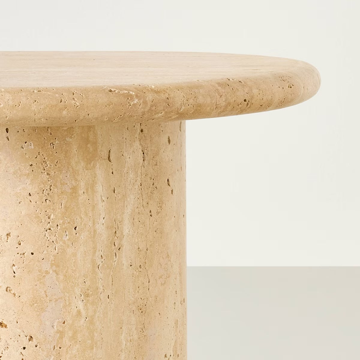 Large Round Travertine Accent Table - Hearth & Hand with Magnolia