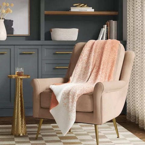 Throw Blanket Clay Pink - Threshold