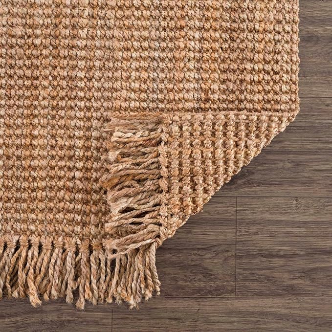 4 x 6 - Hauteloom Moncton Seagrass Jute Rug - Natural Fiber Area Rug