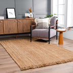 4 x 6 - Hauteloom Moncton Seagrass Jute Rug - Natural Fiber Area Rug