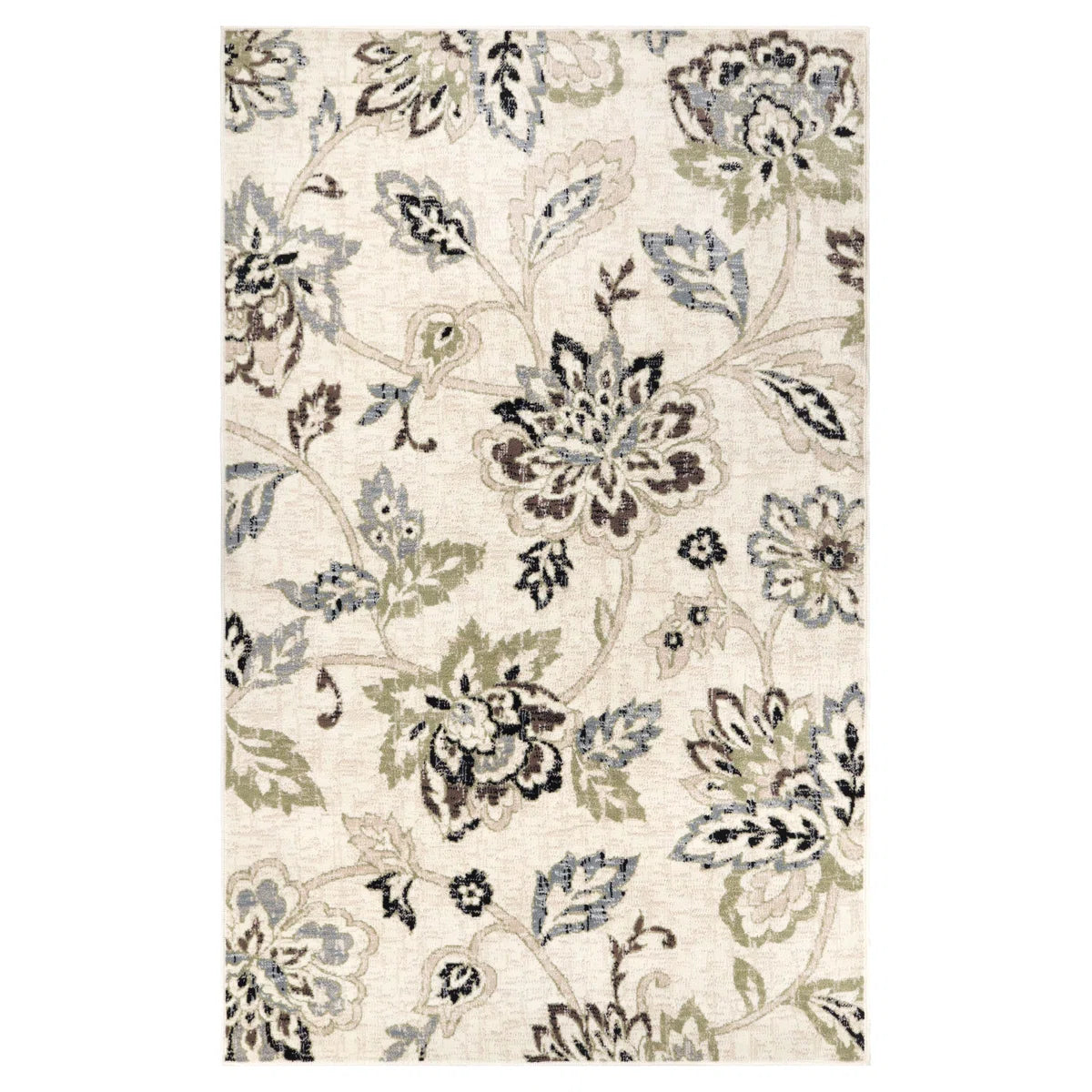 4 x 6 - Hawley Floral Modern Farmhouse Indoor Area Rug