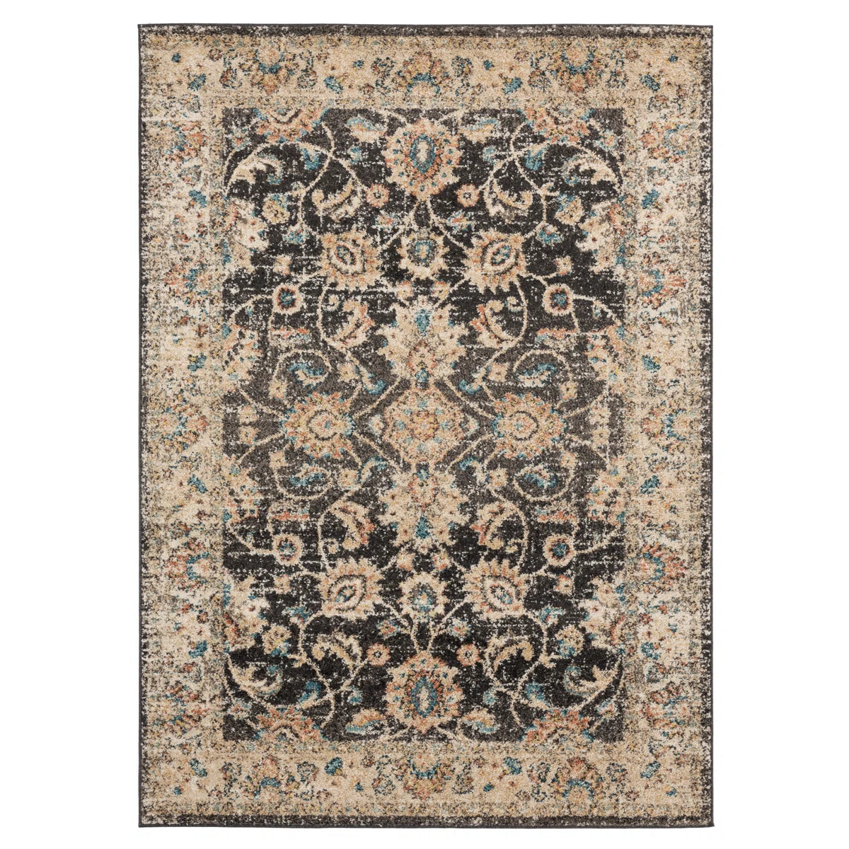5’3” x 7’2” Scofield Oriental Walnut Area Rug