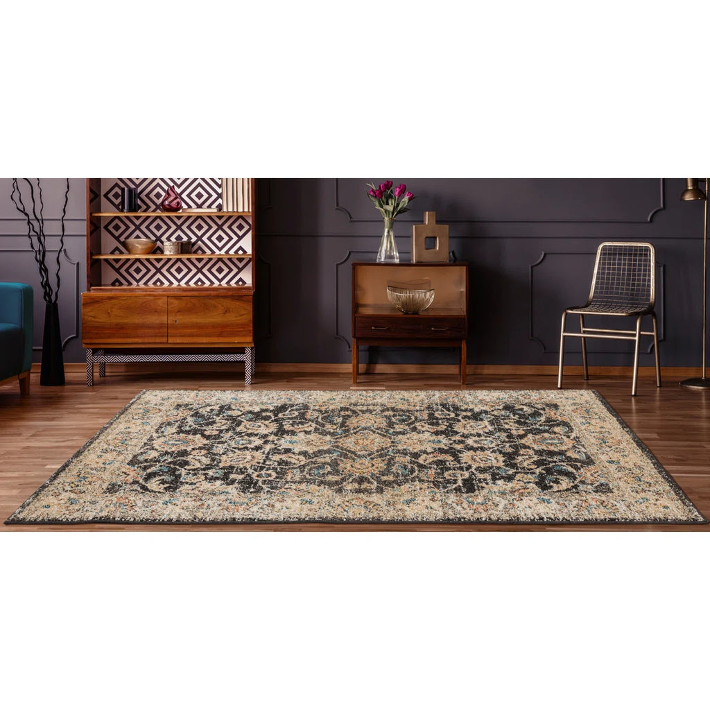 5’3” x 7’2” Scofield Oriental Walnut Area Rug