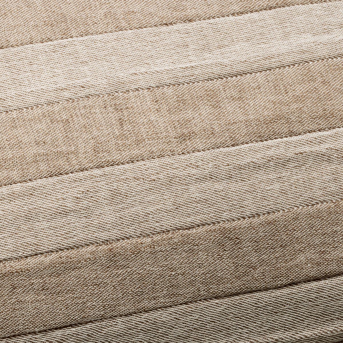 Tonal Stripe Euro Throw Pillow Brown - Hearth & Hand with Magnolia