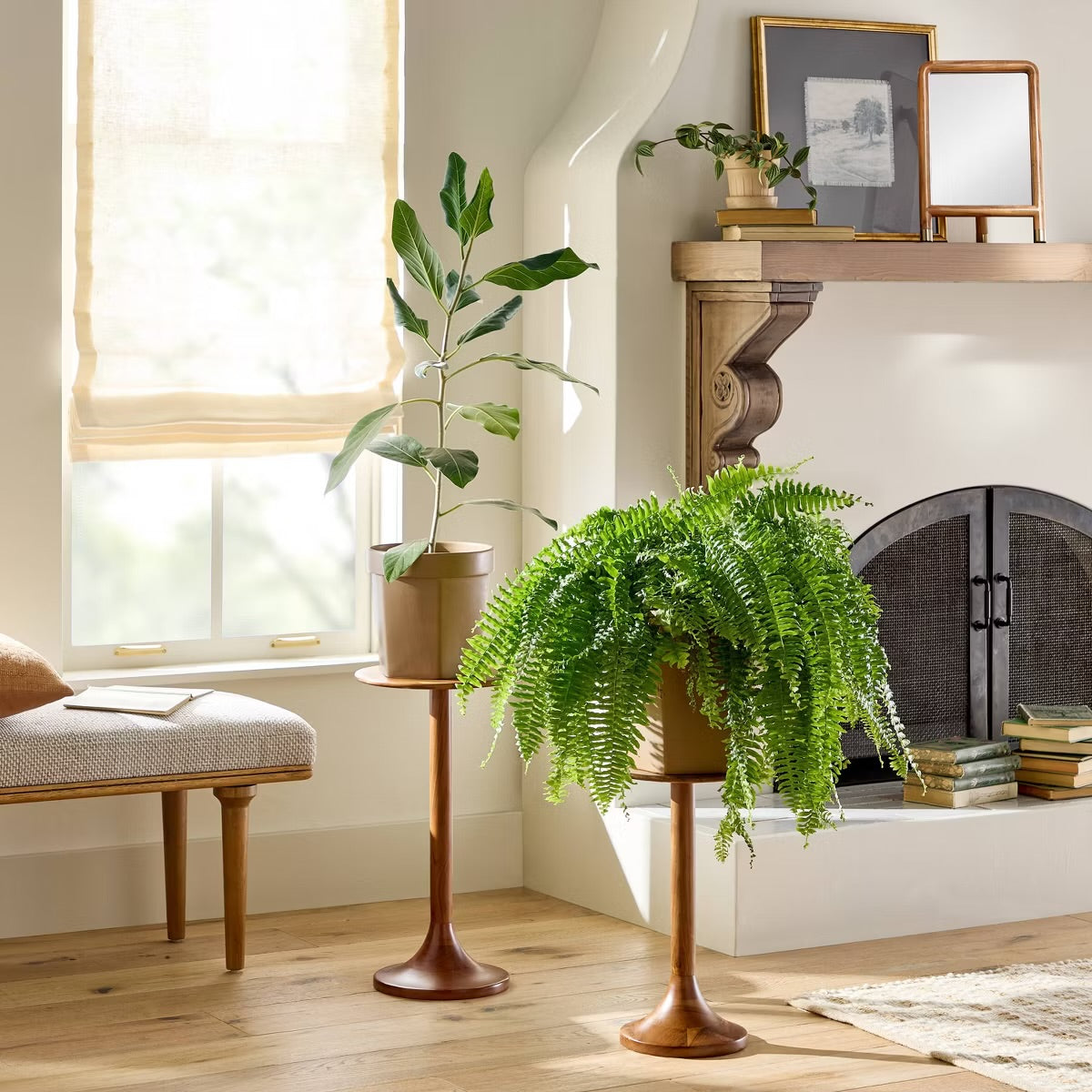 18" Wood Plant Stand Side Table - Hearth & Hand with Magnolia