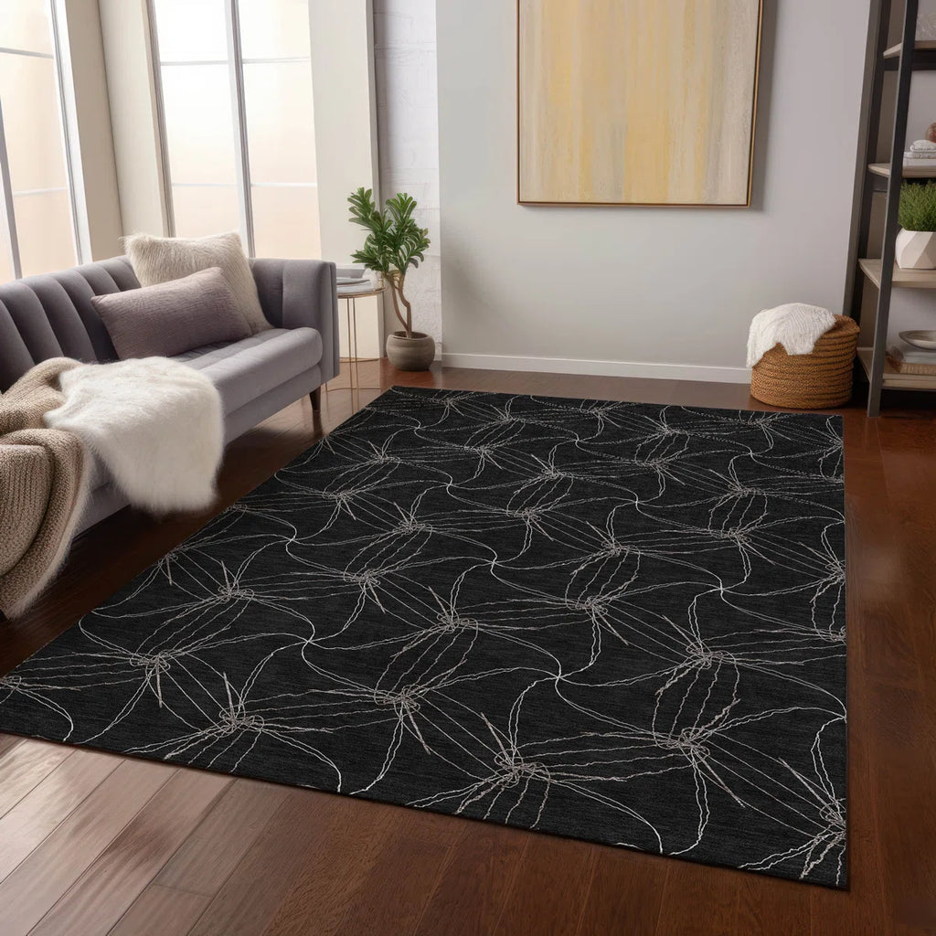 8 x 10 Aquaisha Geometric Indoor / Outdoor Rug