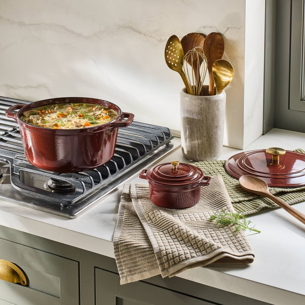 5qt Dutch Oven Red - Hearth & Hand with Magnolia