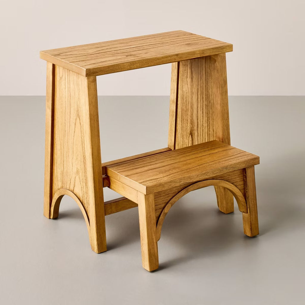 Arch Step Stool Natural - Hearth & Hand with Magnolia