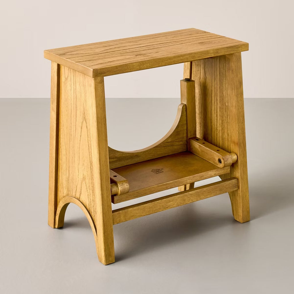 Arch Step Stool Natural - Hearth & Hand with Magnolia