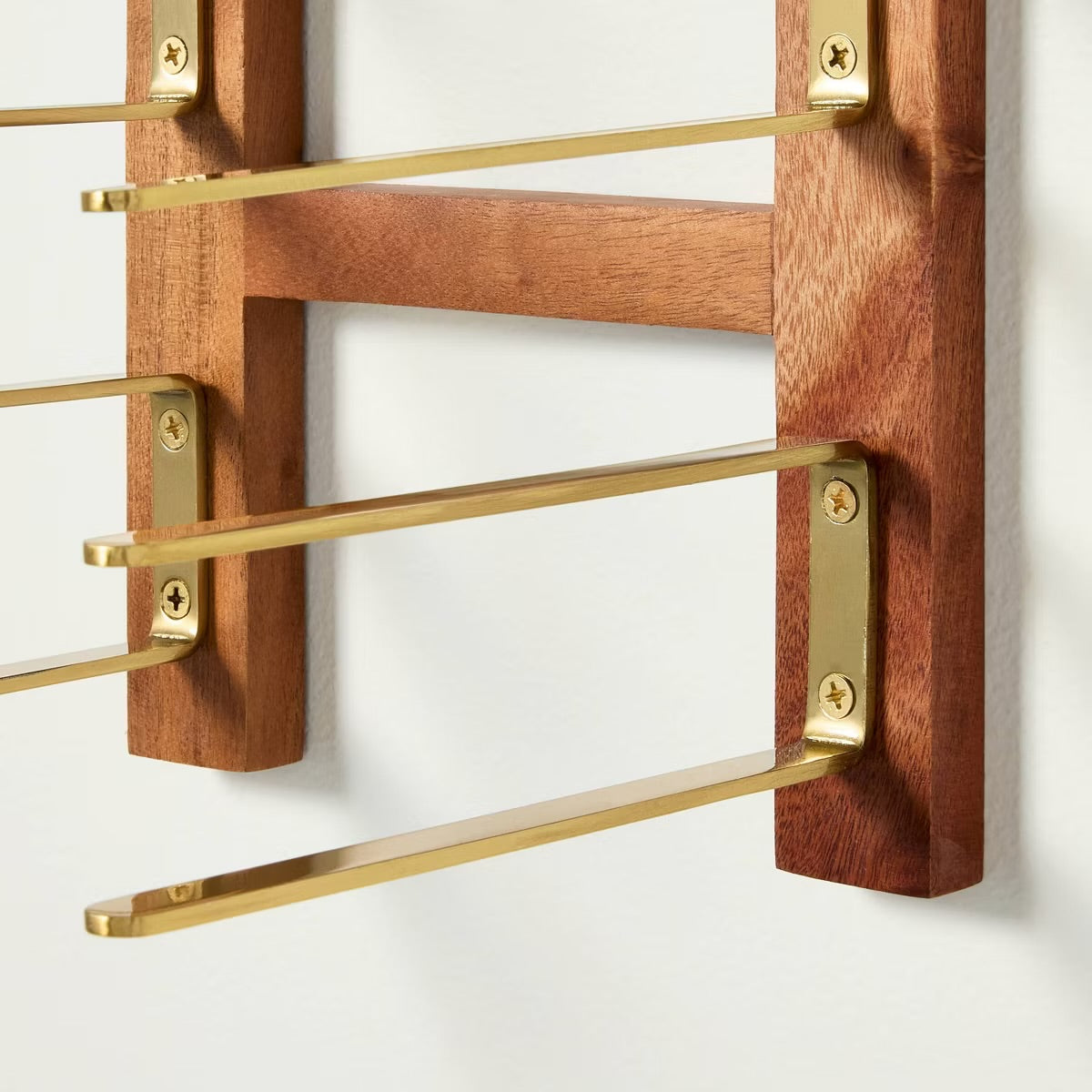 15" Wall Mounted Wood Book Rack - Hearth & Hand with Magnolia