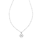 Kendra Scott Iris Rhodium Over Brass Pendant Necklace - Silver